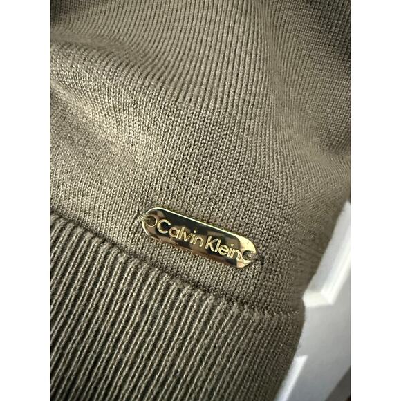 Green Sweater By Calvin Klein Size Large - Picture 4 of 9